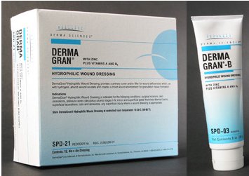 Dermagran B Hydrophilic Wound Dressing, 2 x 2 inch