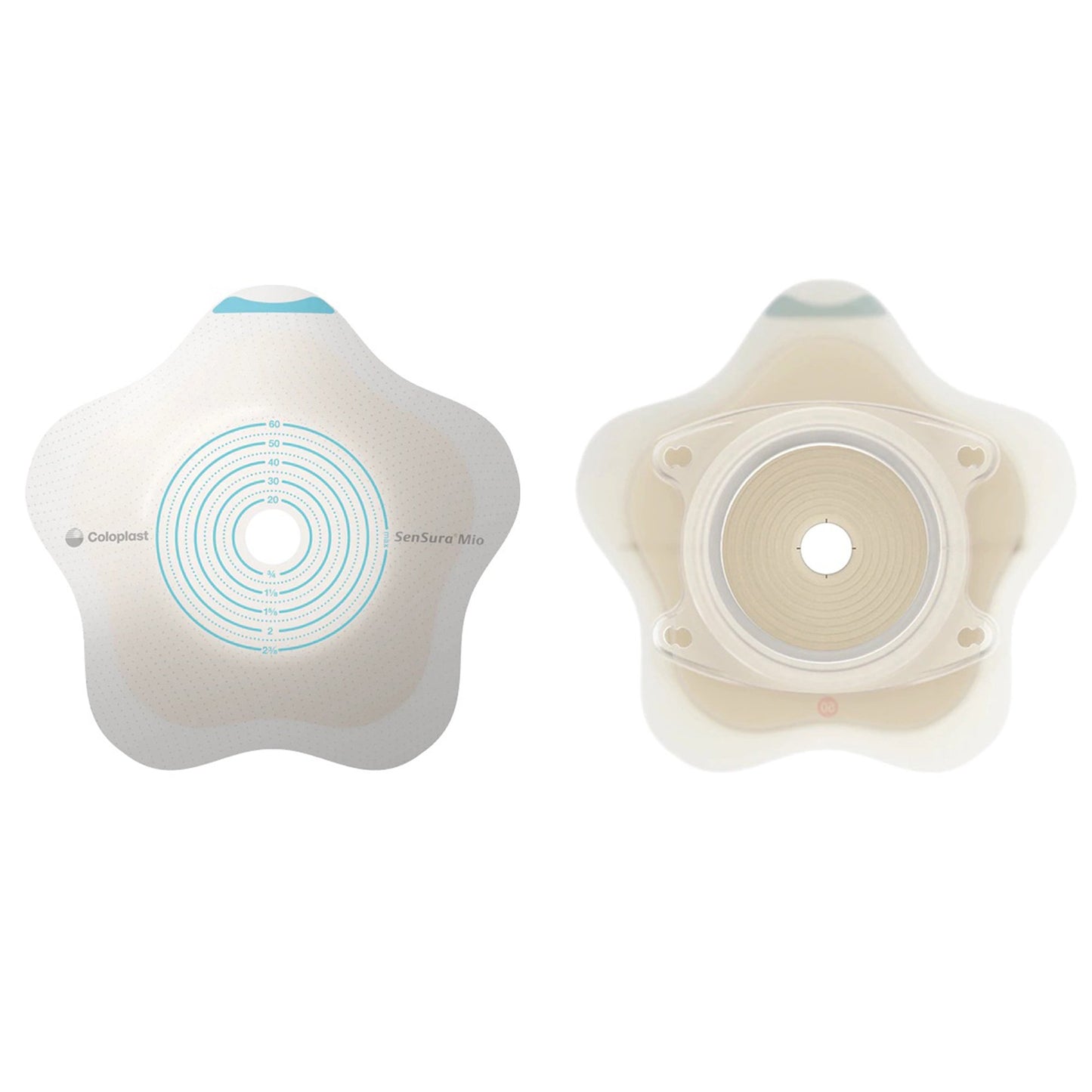 SenSura Mio Convex Flip Ostomy Barrier, 10 – 45 mm Stomas, Red Match