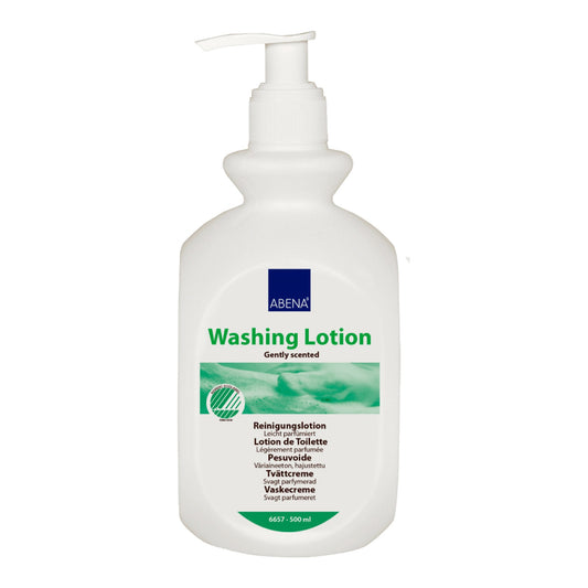Abena Rinse-Free Body Wash, 500 mL Pump Bottle