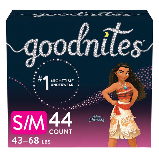 GoodNites Absorbent Underwear for Girls, Small / Medium