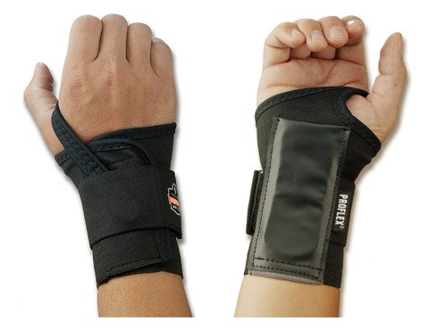 Wrist Support ProFlex 4000 Single Strap Elastane / Elastic / Polyester Right Hand Black Small
