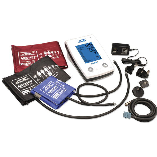 Automatic Digital Blood Pressure Monitor E-sphyg™ 3 Multiple Sizes Nylon Cuff 19 - 50 cm Desk Model