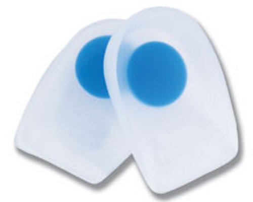 Heel Cup AliMed Heel Support Medical Grade Silicone Blue / Clear