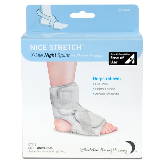 Nice Stretch X-Lite Plantar Fasciitis Night Splint, One Size Fits Most