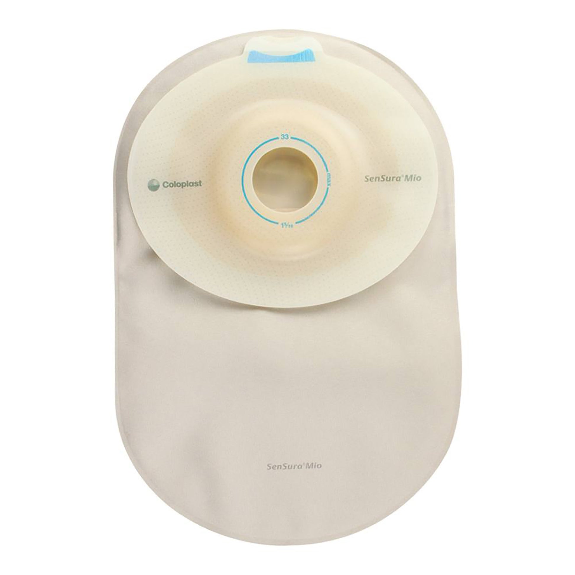 SenSura Mio Convex Light 1-Piece Closed End Opaque Ostomy Pouch, 31mm Stoma