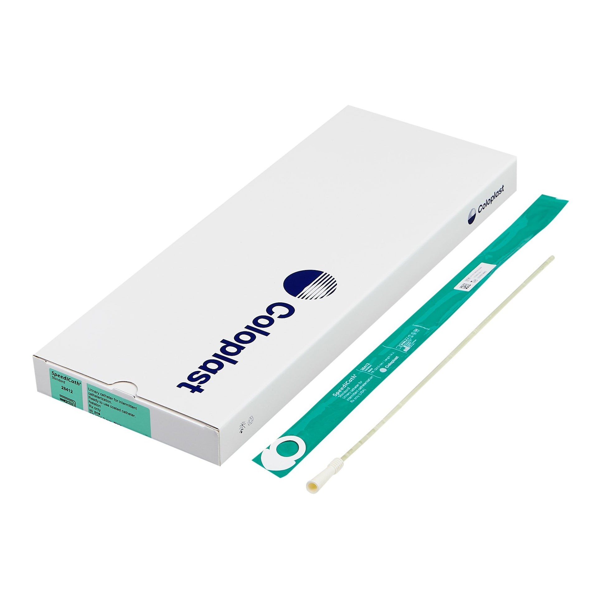 SpeediCath Hydrophilic Male Catheter, 12 Fr., Straight