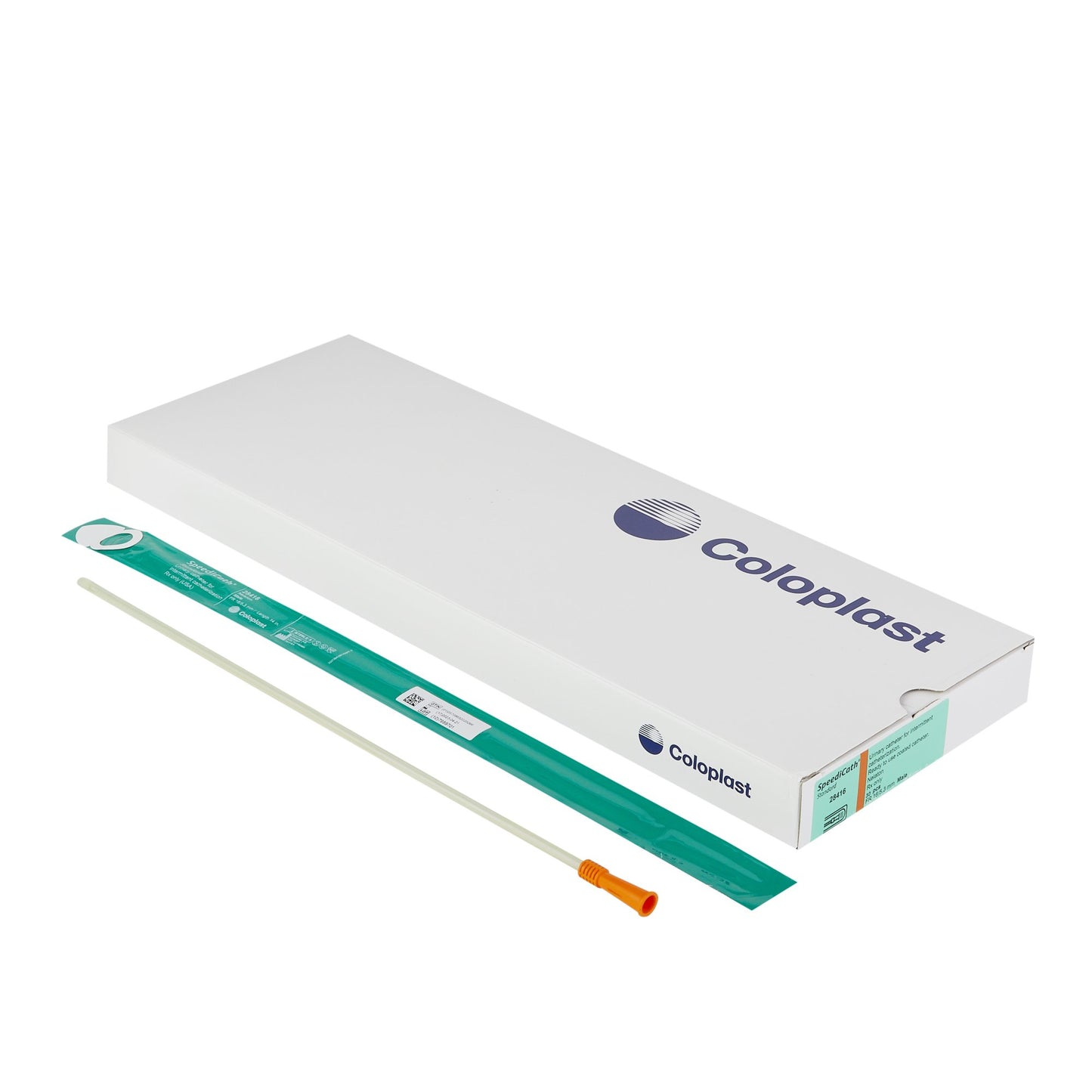 SpeediCath Hydrophilic Male Catheter, 16 Fr, Straight Tip