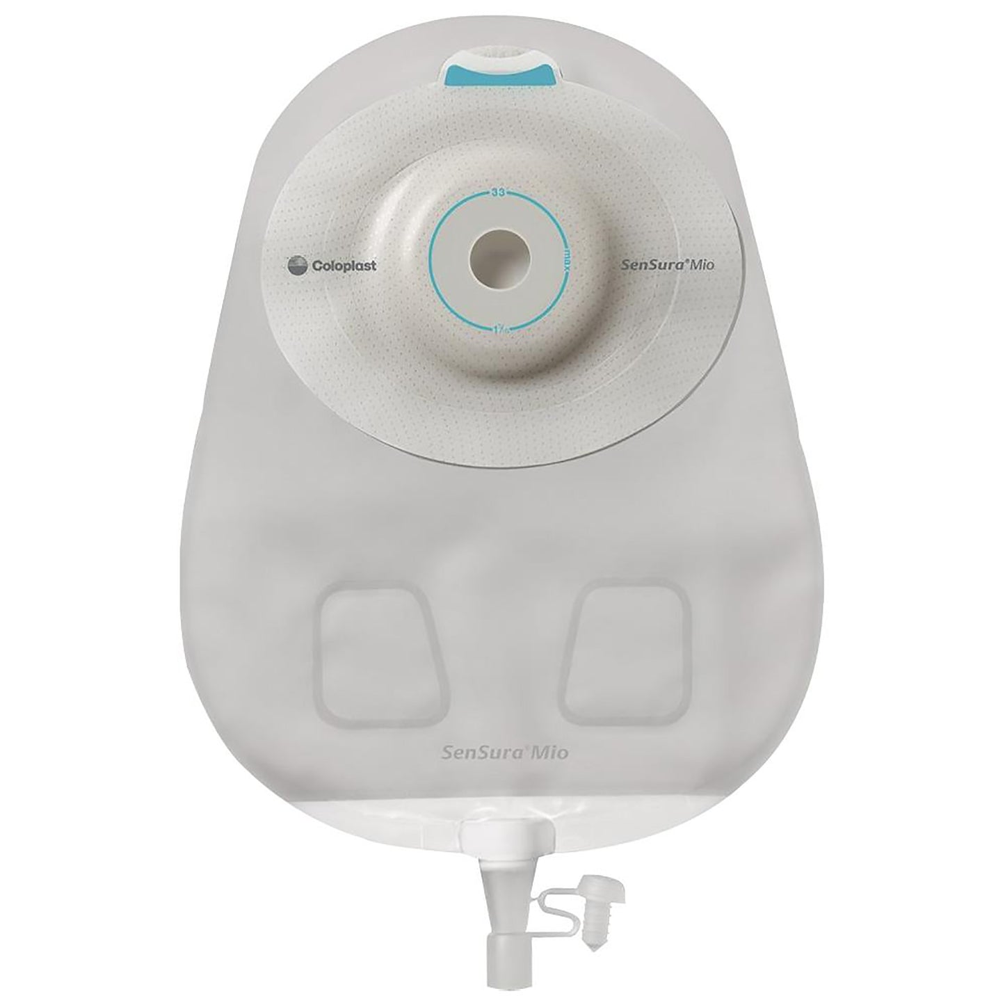 SenSura Mio Convex Light 1-Piece Transparent Urostomy Pouch, 25mm Stoma
