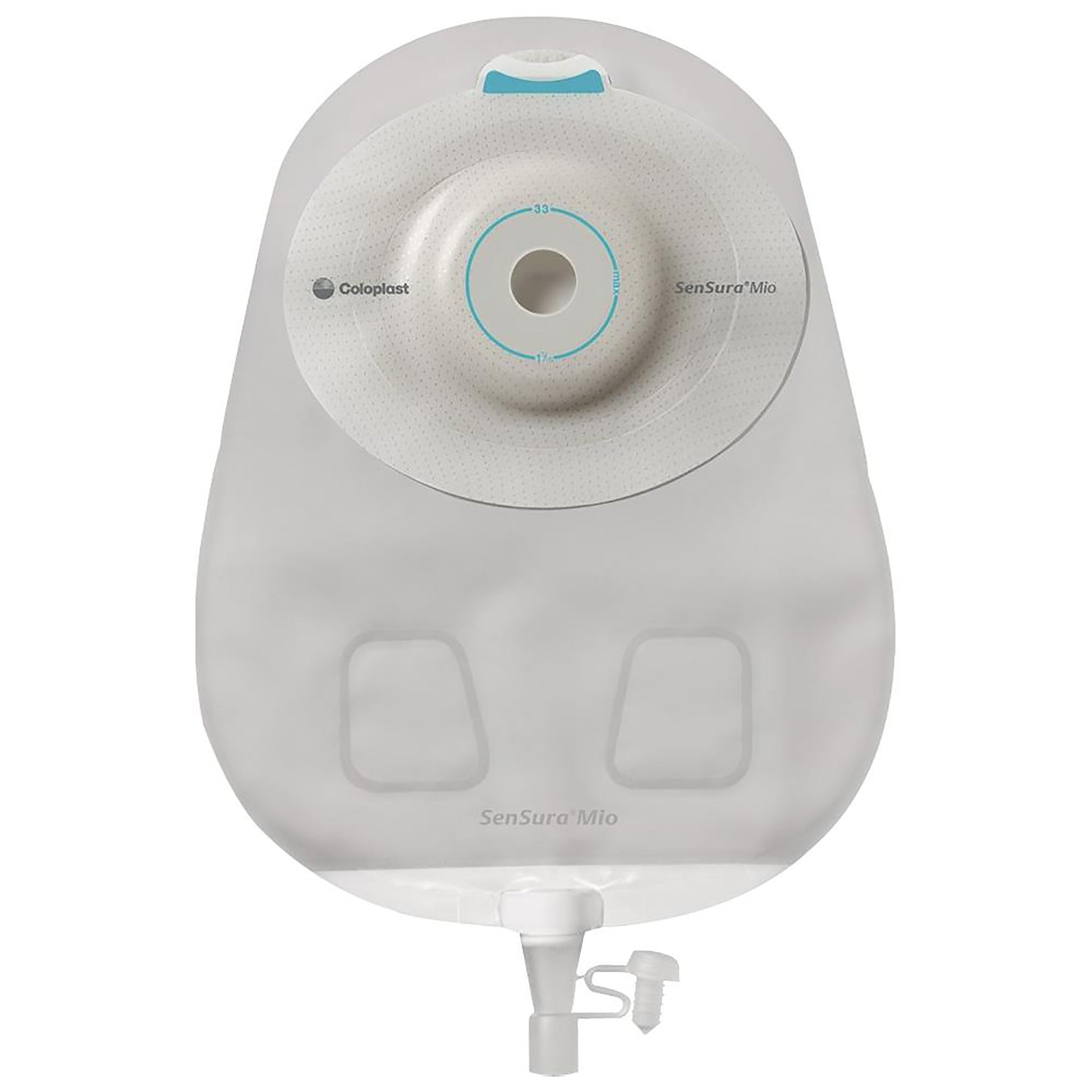 SenSura Mio Convex Light 1-Piece Transparent Urostomy Pouch, 25mm Stoma
