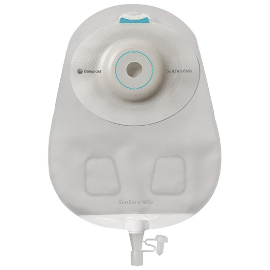 SenSura Mio Convex Light 1-Piece Transparent Urostomy Pouch, 25mm Stoma