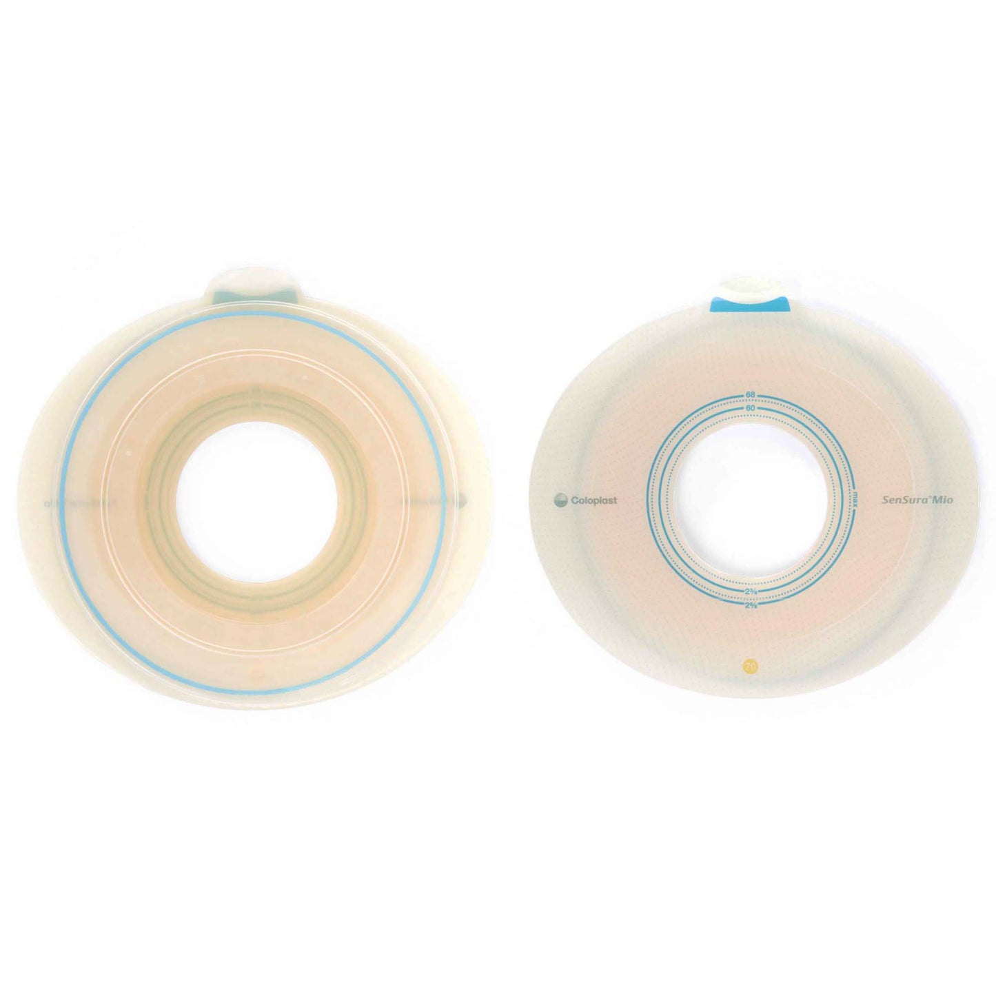 SenSura Mio Flex Ostomy Barrier, 38 mm Stoma Opening, Red Color Match