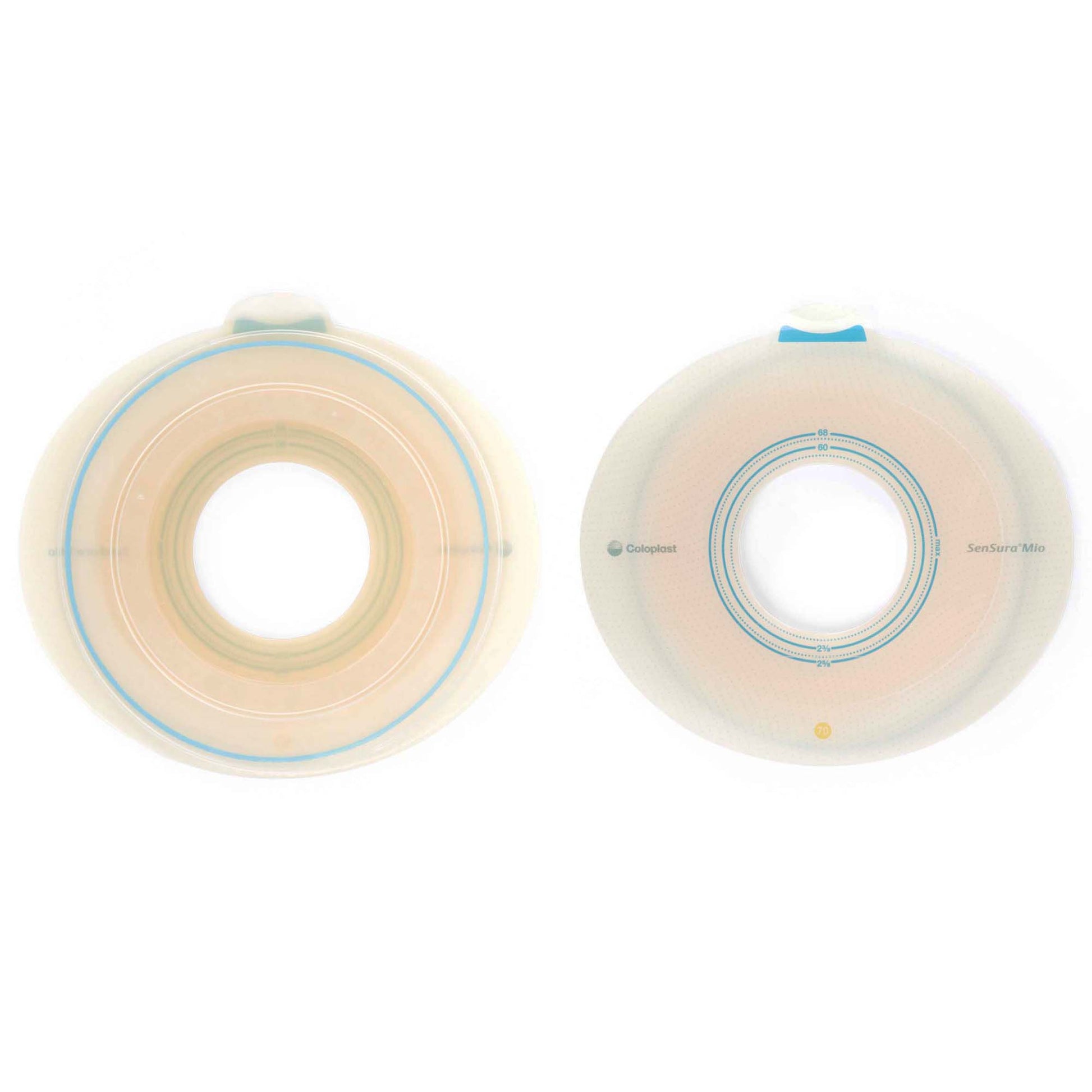 SenSura Mio Flex Ostomy Barrier, 38 mm Stoma Opening, Red Color Match