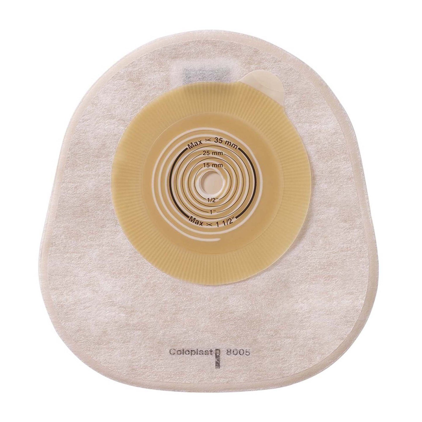 Assura One-Piece Transparent Colostomy Pouch, Cut to Fit 10 – 35mm Stomas