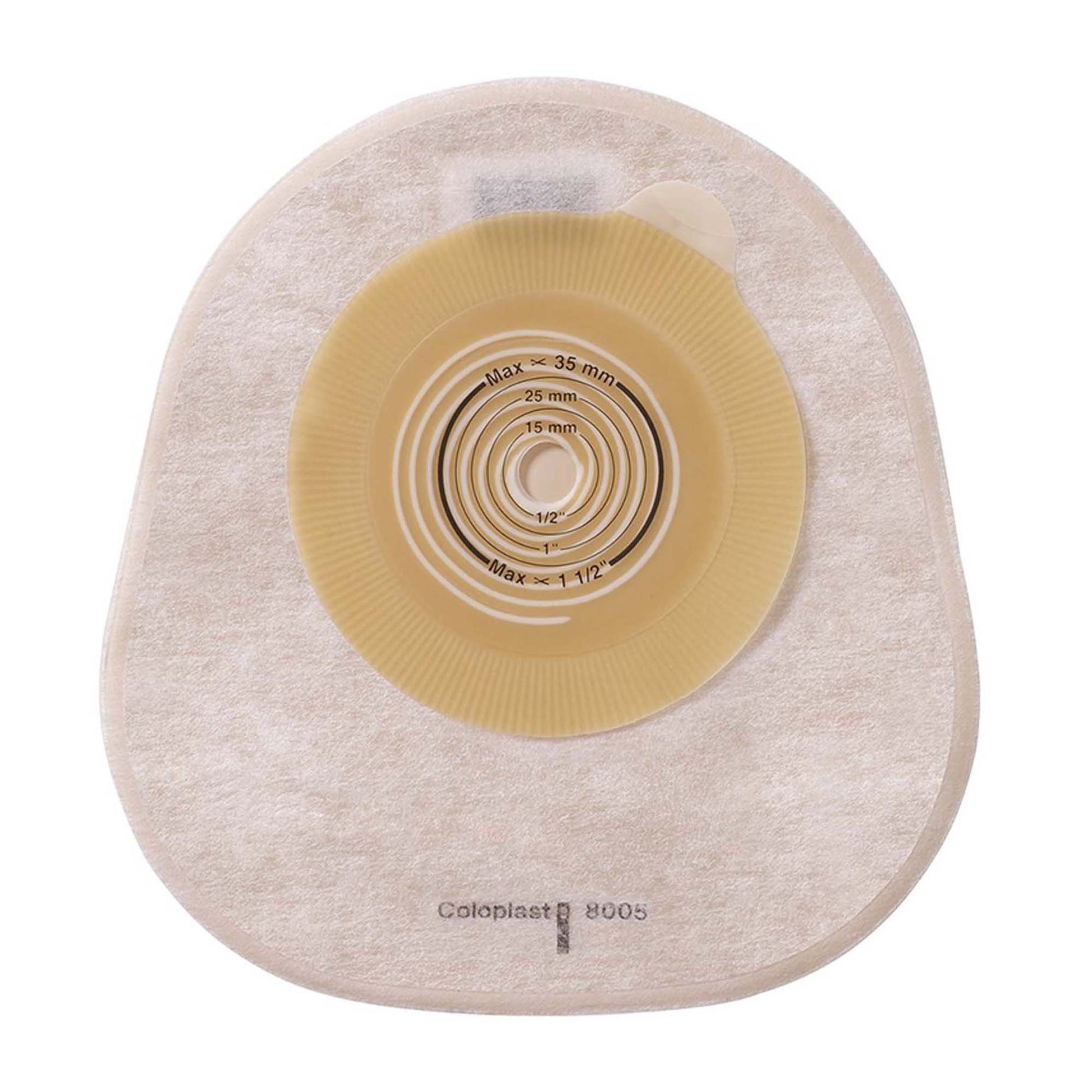 Assura One-Piece Transparent Colostomy Pouch, Cut to Fit 10 – 35mm Stomas