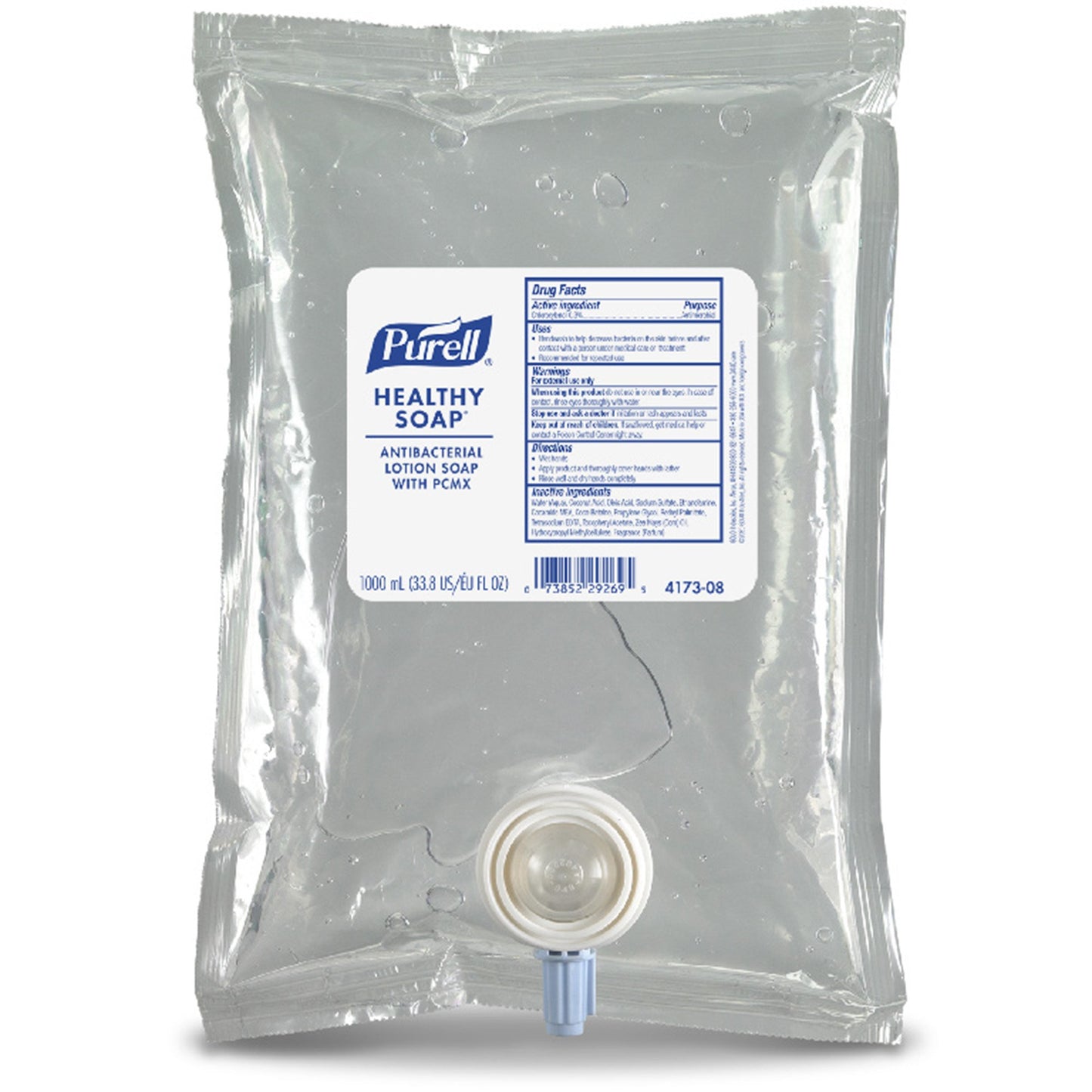 Purell Healthy Soap Antimicrobial Lotion Soap, 1,000 mL Dispenser Refill Bag