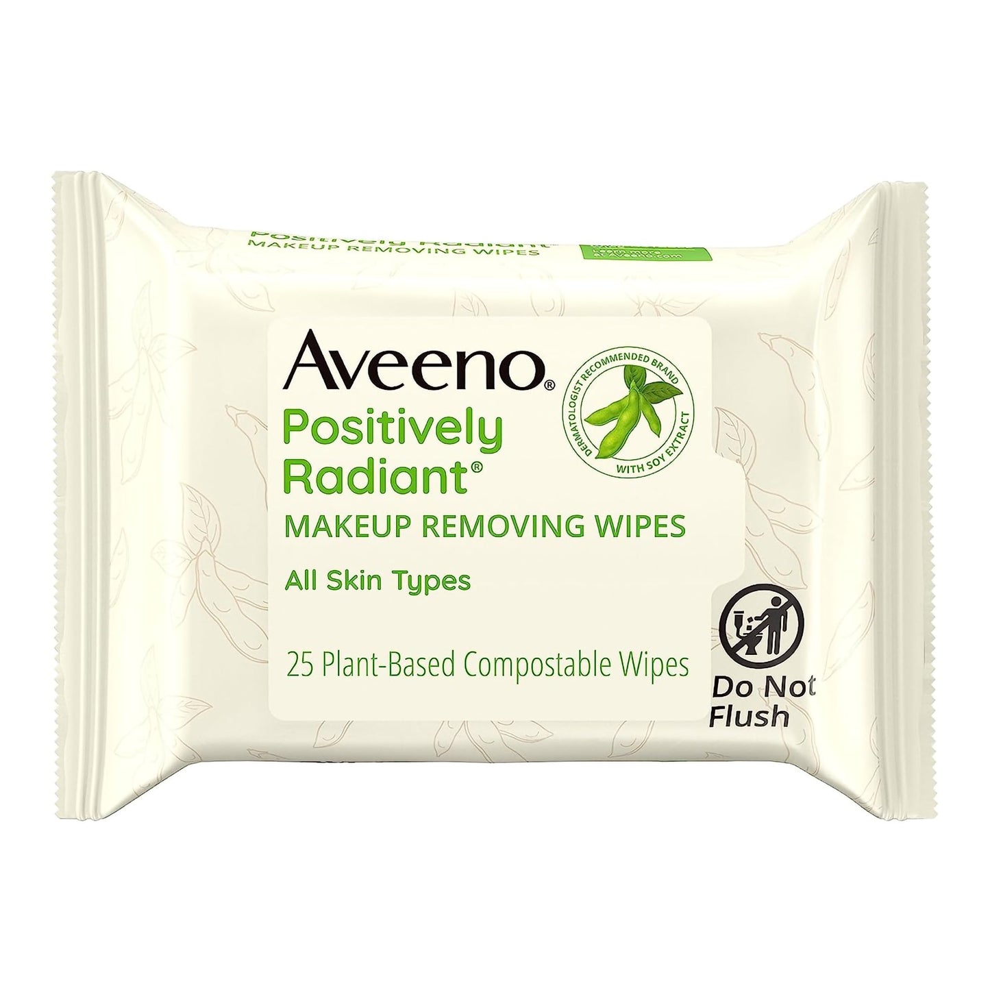 Aveeno Positively Radiant Makeup Removing Wipes Scented