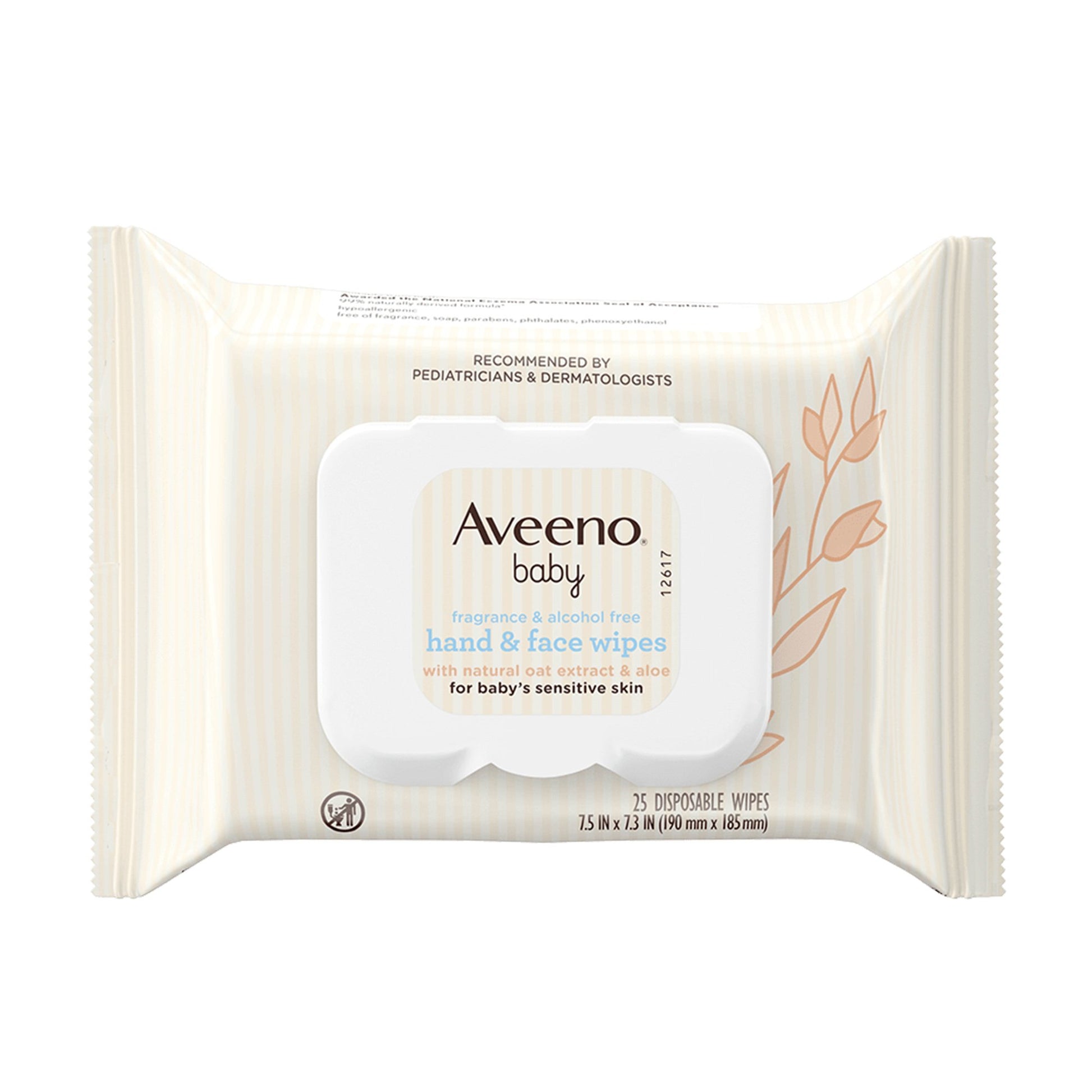 Aveeno Baby Hand and Face Wipes Fragrance Free