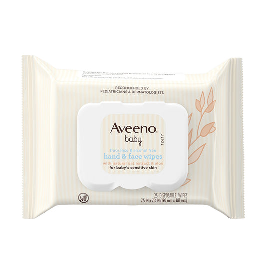 Aveeno Baby Hand and Face Wipes Fragrance Free