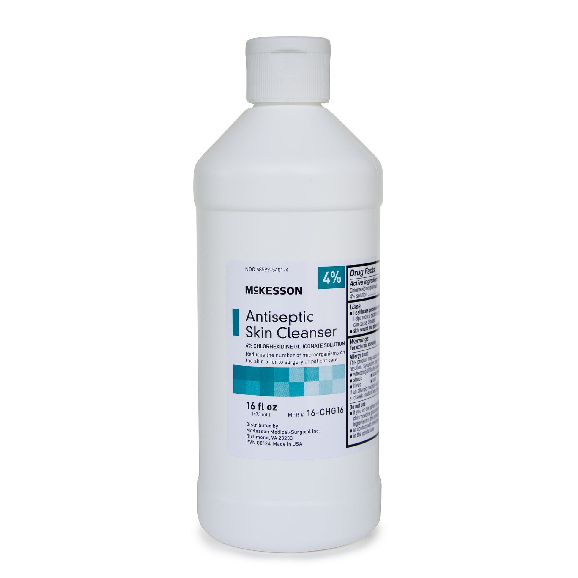 McKesson Antiseptic Skin Cleanser, 16-ounce Flip-Top Bottle