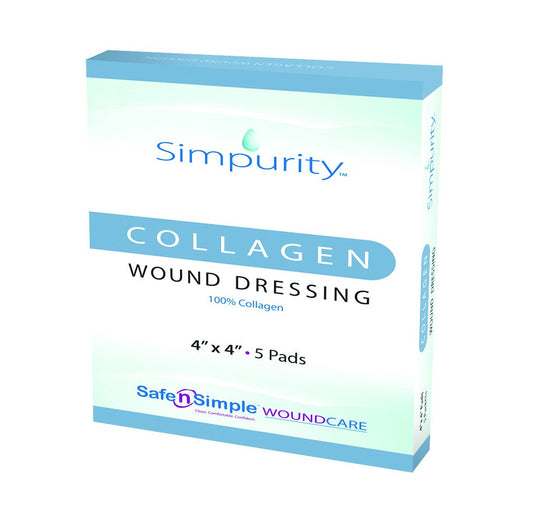 Collagen Dressing Simpurity™ 4 X 4 Inch Square Sterile