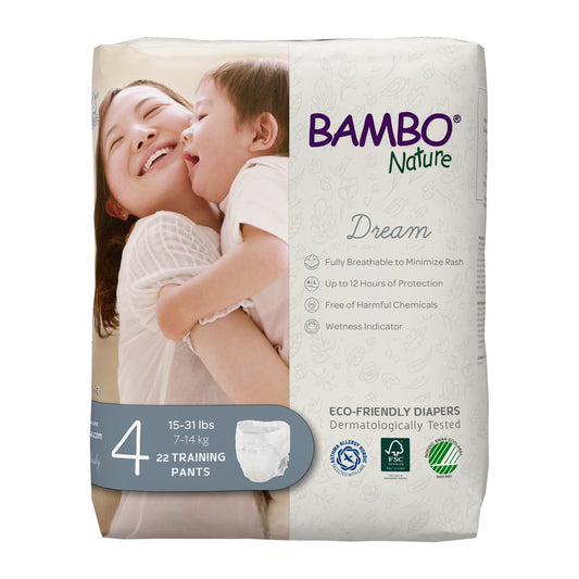 Bambo Nature Dream Training Pants, Size 4