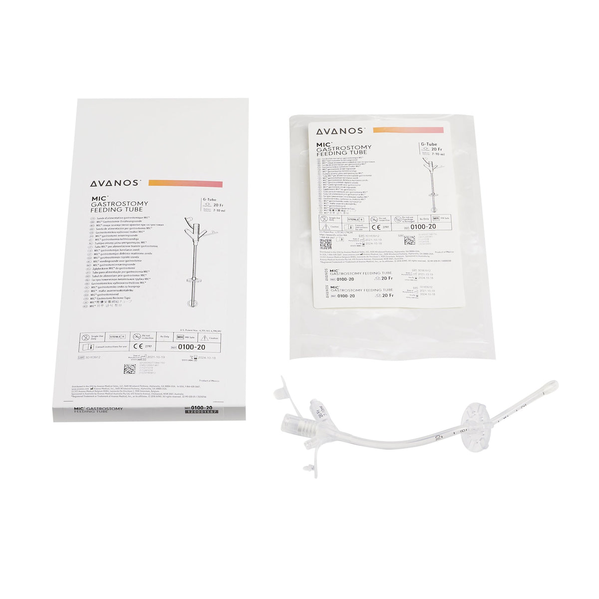 Mic Gastrostomy Feeding Tube, 20 Fr. – SurfMed