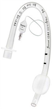 Cuffed Endotracheal Tube Flexicare VentiSeal Curved 6.5 mm ID Adult Murphy Eye