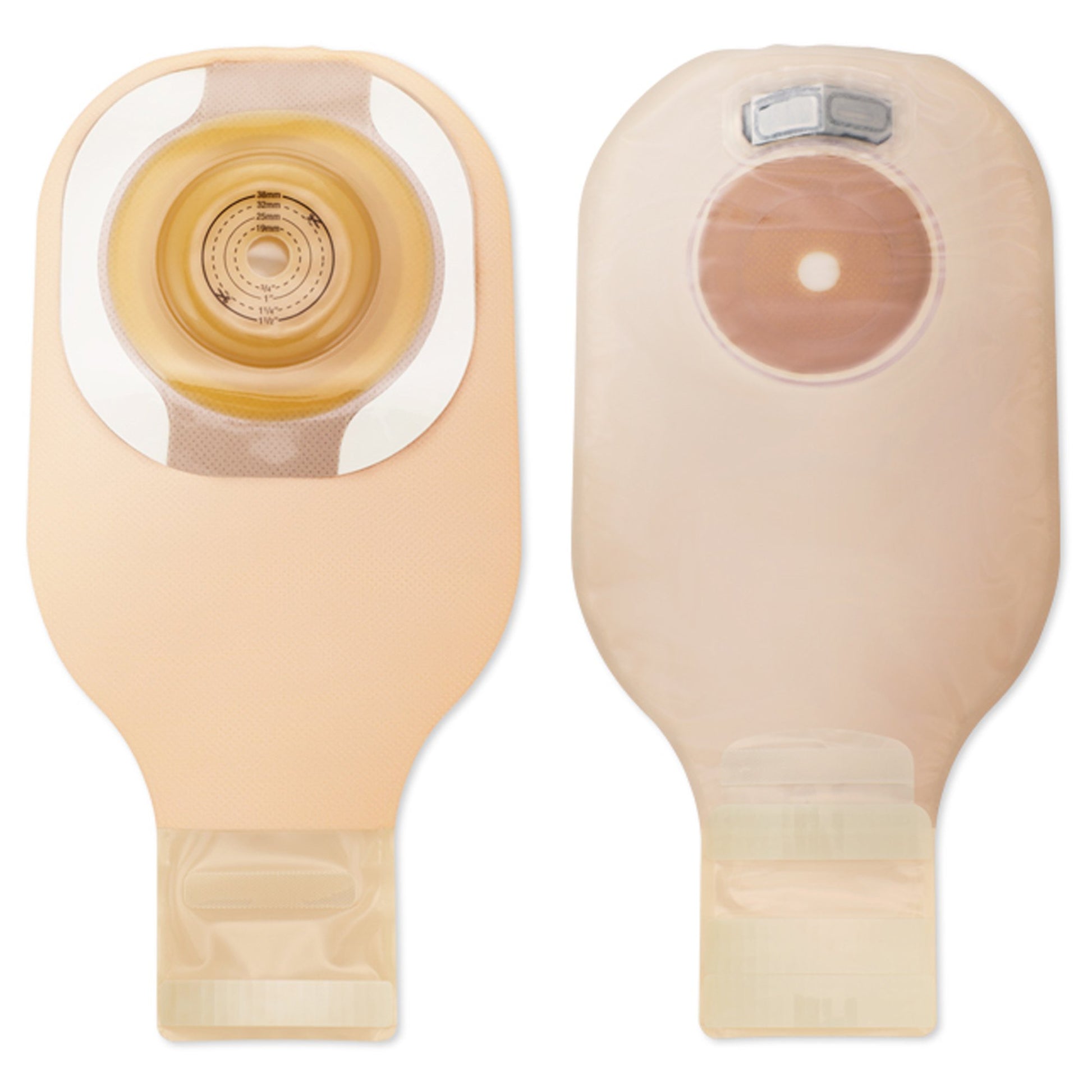 Premier™ Flextend™ One-Piece Beige Ostomy Pouch, Cut to Fit Stomas up to 38 mm