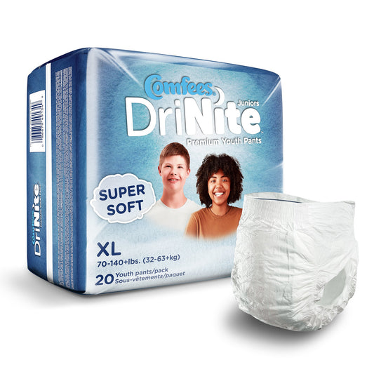 Comfees DriNite Juniors Youth Heavy Absorbent Underwear Large / Extra Large