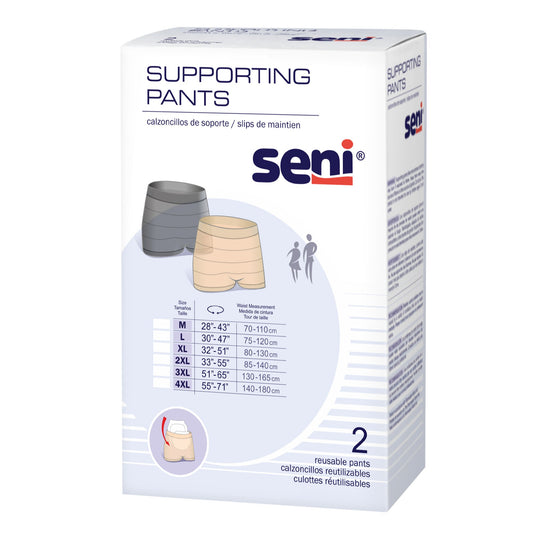 Seni Pull On Boxer Style Knit Pant, Large, Unisex