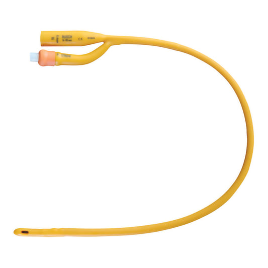 Rüsch Gold Foley Catheter, 16 Fr., 5 cc, Straight Tip