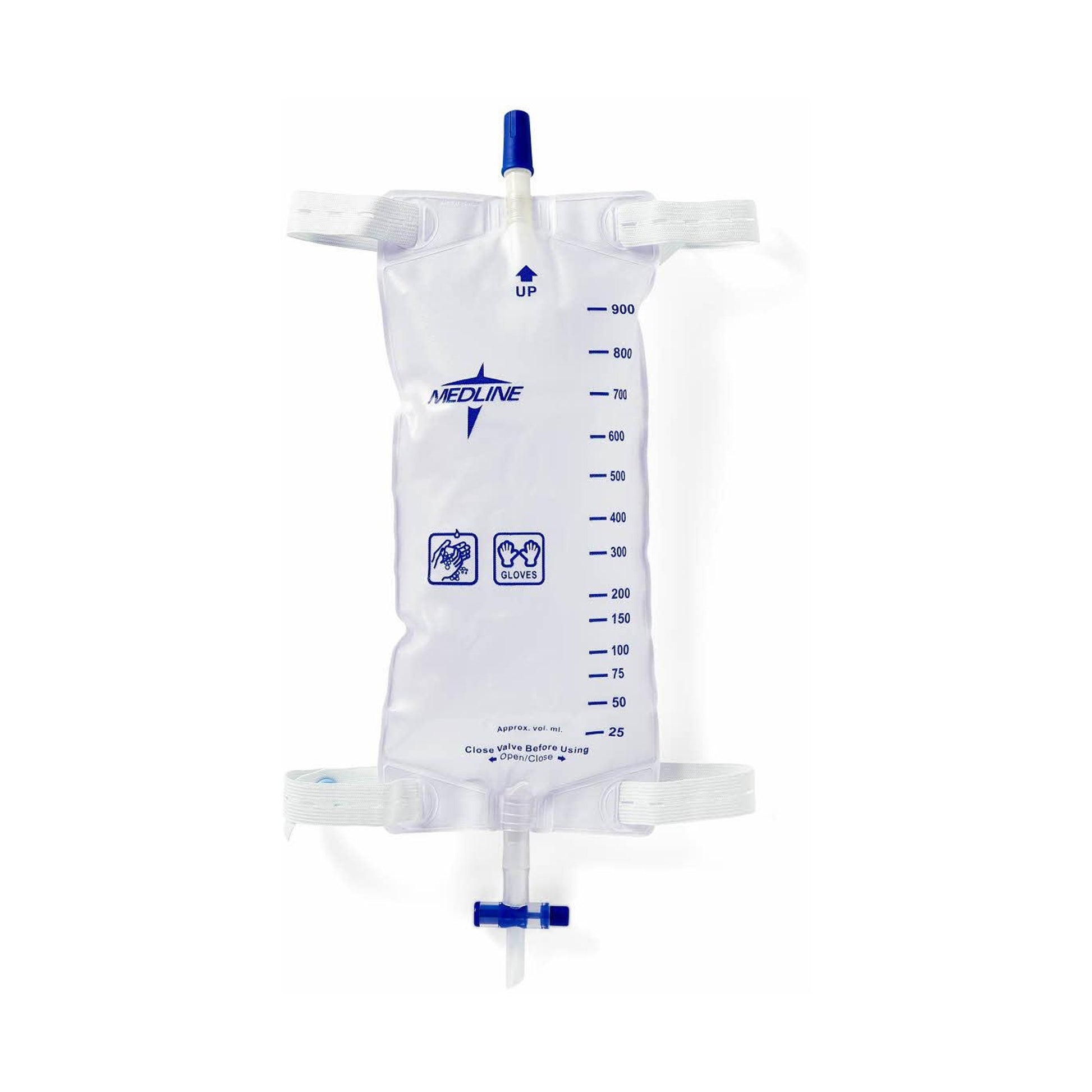 Medline Urinary Leg Bag, 1100 mL