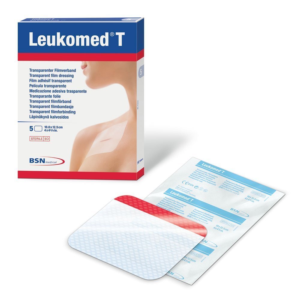 Transparent Film Dressing LeukomedT 2 X 3 Inch 2 Tab Delivery Rectangle Sterile