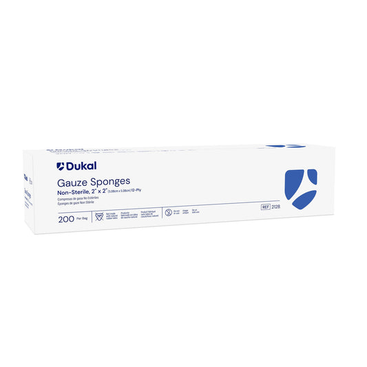Dukal™ Gauze Sponge, 2 x 2 Inch, 12-Ply
