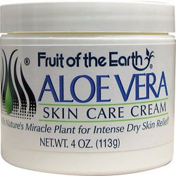 Fruit of the Earth™ Aloe Vera Skin Care Cream, 4-ounce Jar