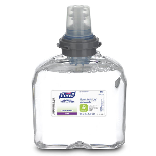 Purell Advanced Ethyl Alcohol Hand Sanitizer, 1,200 mL Dispenser Refill Bottle