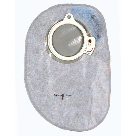 Assura 2-Piece Closed End Opaque Colostomy Pouch, Blue Match