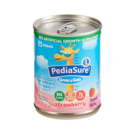 PediaSure Grow & Gain Therapeutic Nutrition, Strawberry, 8-ounce Can