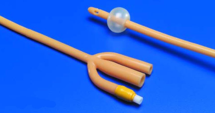 Dover™ Foley Catheter, 16 Fr., 5 cc, Three Way, Standard