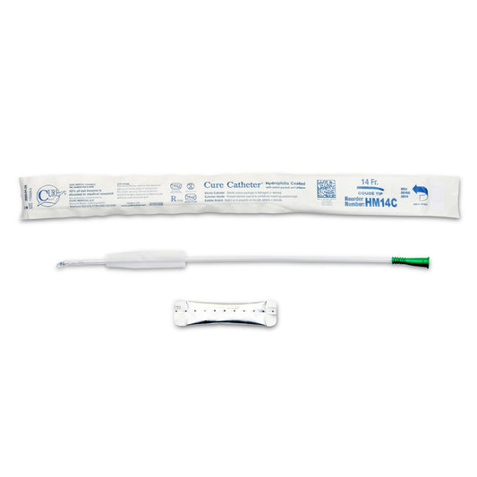Cure Catheter™ Hydrophilic Intermittent Catheter, Coud