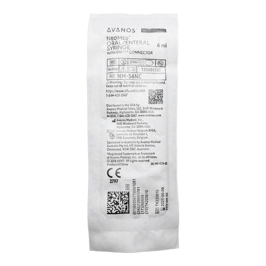 NeoMed Enteral / Oral Syringe, 6 mL