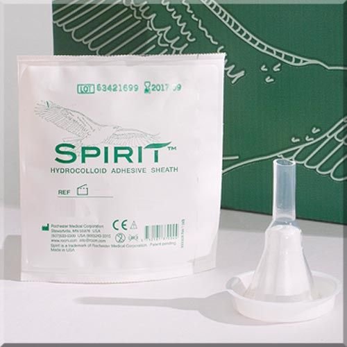 Spirit™ Male External Catheter with Self-Adhesive Band, 32 mm Diameter