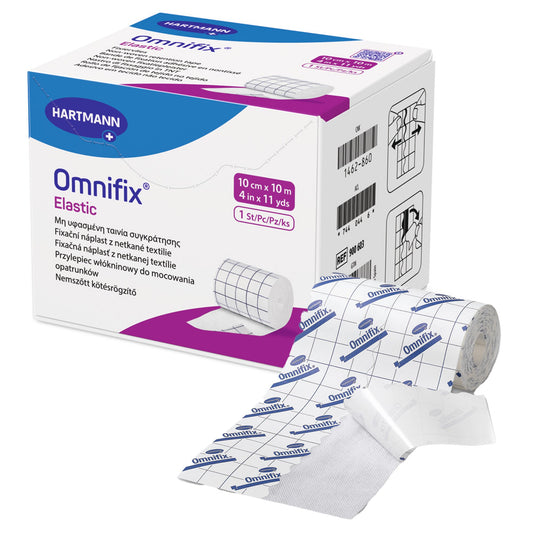 Omnifix Nonwoven Dressing Retention Tape, 4 Inch x 10 Yard, White