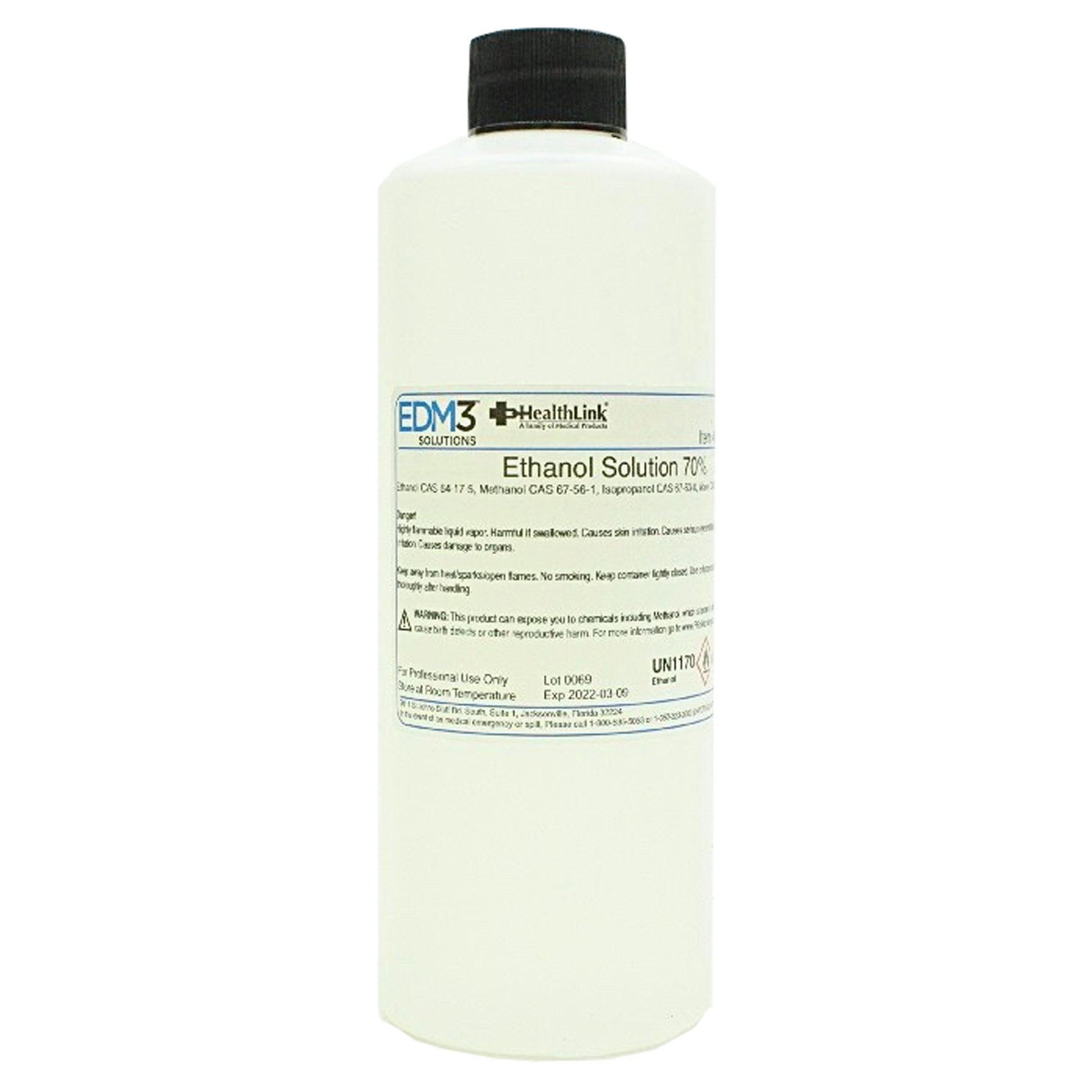 EDM 3 Ethyl Alcohol (Ethanol) Chemistry Reagent, 16-ounce bottle