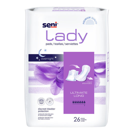 Seni Lady Ultimate Absorbency Bladder Control Pads, Long