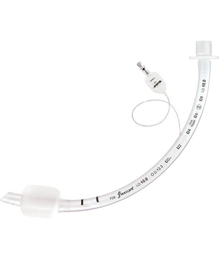 Cuffed Endotracheal Tube Flexicare VentiSeal Curved 2.5 mm ID Neonate Murphy Eye