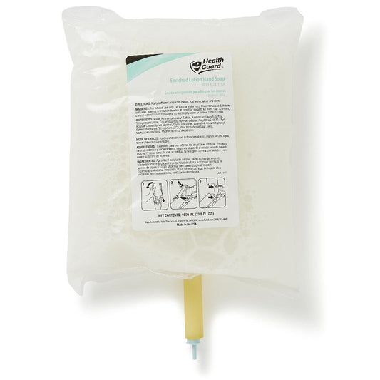 Soap HealthGuard Lotion 1,000 mL Dispenser Refill Bag Floral Scent