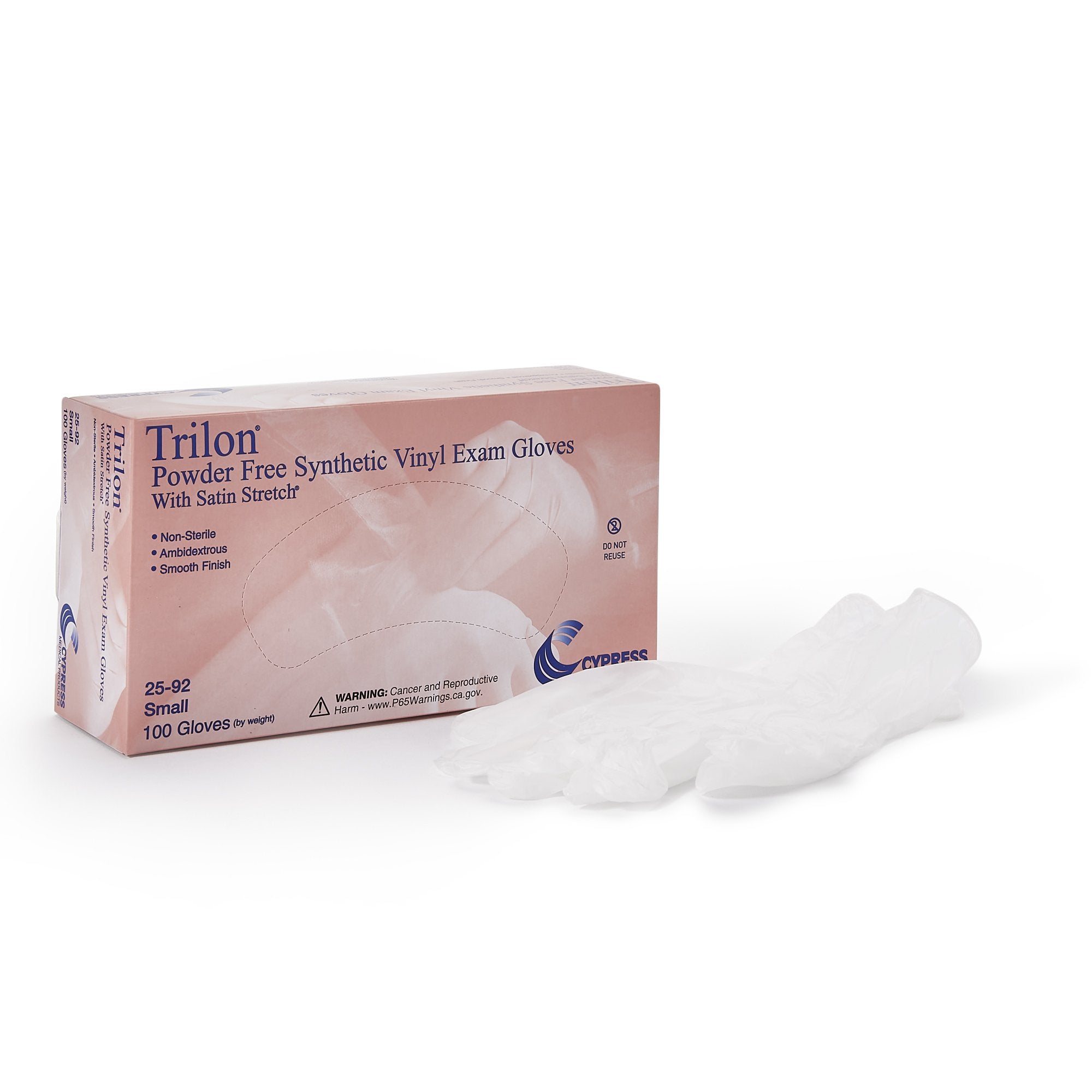 Trilon Vinyl Exam Glove, Small, Clear – SurfMed