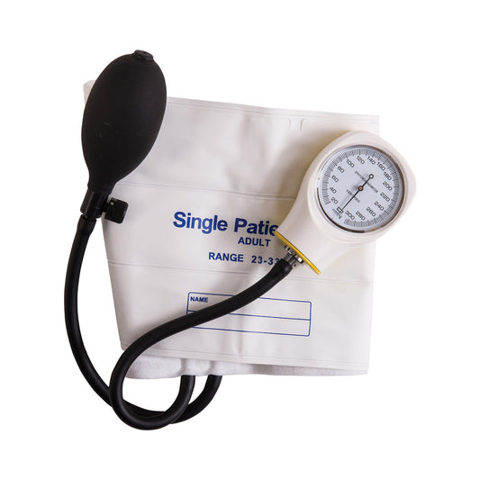 Mabis Aneroid Sphygmomanometer, Large, White