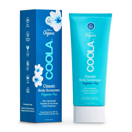 Coola Classic Body Organic SPF 50 Sunscreen Lotion